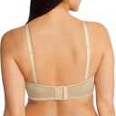Bali Women's One Smooth U Strapless Bra, Ultimate Stay in Place, 7-Way Multiway Underwire Bra, Full Coverage (Beige, L) 36DD