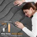 HOMRELEXA Dual Layer 4 Inch Bamboo Memory Foam Mattress Topper Twin Size, 2 Inch Thick Soft Quilted Pillow Top Cover Plus 2 Inch Charcoal Gel Memory Foam Mattress Pad for Back Pain Relief