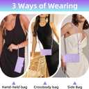 Argyle Wallet Case for Google Pixel 3a XL with Wrist Strap Shoulder Strap, Card Slots Folio Purse, Luxury PU Leather Stand Accessories Phone Cover for Pixel3aXL Pixle 3aXL A3 Pixel3a LX Purple