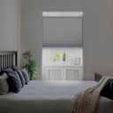 DEZ FURNISHINGS Cordless1.5 Blackout Top Down Bottom Up Cellular Shade, Energy Saver, 27" W x 48" H, White