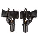 Pair Front Power Running Board Motor with Bracket 747-900 Replacement for Ford Expedition Lincoln Navigator 2007-2014 8 Cyl 5.4L 119.0 Inch Wheelbase 9L7Z16A506A 9L7Z16A507A