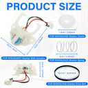 New Upgraded WH03X30517 Washer Shift Actuator & WH05X24185 Washer Clutch & WH01X27538 Washer Drive Belt & WH01X24434 Spring, Clothes Wasing Machine Parts Kit Fit for Hotpoint Washer