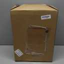 Maxdot 36 Pack 14.2 OZ Basketball Plastic Cups with Lid and Straw Bulk Basketball Cup with Lid and Straw Clear Reusable Plastic Juice Bottles Tumbler for Sport Themed Party Favors Birthday Team Gifts