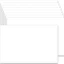 50 Pack 5x7 Cardstock Paper, 80lb White Cardstock Thick Paper Heavyweight Cardstocks for Printer, Postcards, Wedding Invitation, Thankyou Cards