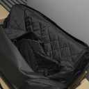 URPOWER XL Dog Back Seat Extender for Crew Cab Truck, Hard Bottom Dog Car Seat Cover Holds 550lbs Waterproof Dogs Car Hammock Pet Backseat, Pet Truck Accessories for F150 / RAM 1500/ Tundra Crew Cab (Black)