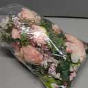 MISSPIN Artificial Flowers DIY Box Set Fake Roses Bouquet Bridal Wedding Flowers Colorful Centerpiece Table Decorations Boho Faux Floral with Stems Arrangements for Cake Home Party Indoor Outdoor