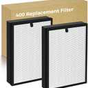 2 PACK 400 Replacement Filter Compatible with Puroair 400 Air Purifier, 3-in-1 True HEPA High-Efficiency Activated Carbon Filter for Home Large Room