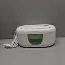 Momcozy New Baby Wipe Warmer, Large Capacity Wipe Dispenser Compatible with 60-80pcs,10-Min Fast Heating,4 Temperature Modes, Innovative Spring Design, Silicone & Top Seals, Even Heating,3-Level Nightlight (Green)