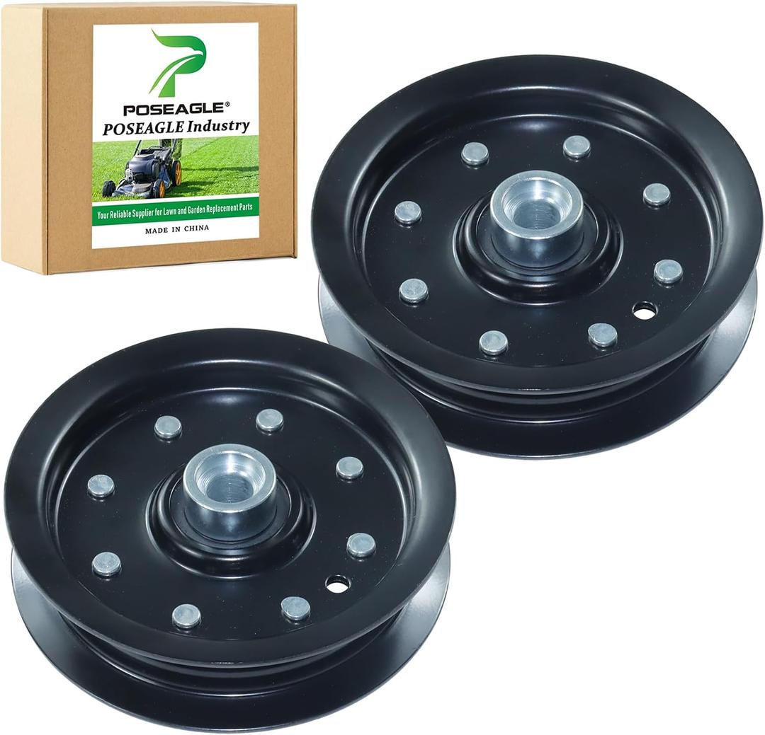 2 Pack 605512 Hustler Deck Pulley Replaces 603986 Pulley for Dash XD 34" 42" 48" FasTrak 48" 54" 60" FasTrak SDX 48" 54" 60" Raptor 36" 42" 52" Raptor SD 36" 42" 48" 54" 60" Lawn Tractors