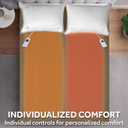 Sunbeam Royal Ultra Fleece Heated Electric Blanket King Size, 90" x 100", 12 Heat Settings, 12-Hour Auto Shut-Off, Machine Washable, Pebble Beige