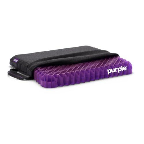 Purple Royal Seat Cushion, Portable 2 Inch Gel Seat Cushion, GelFlex Grid