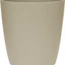 The HC Companies Aria Round Self-Watering Pot - Lightweight Plastic Planter for Herbs & More - Durable Plant Pots for Indoor Plants & Outdoor Plants (12" Beige, Pack of 1)