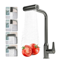 VallisCo Waterfall Kitchen Faucet with Pull Down Sprayer, 4 Modes Function, Single Handle, 360 Rotatable, Easy Installation Commercial Modern Sink Faucet