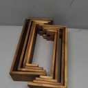 2 Set Wooden Tiered Risers Display Stands for Vendor Events,Stackable Wood Cupcake Display Stand,Farmhouse Decor Wood Dessert Table Display Set,Vendor Booth Display Items,Food Display Risers for Party