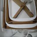 LE TAUCI Deep Casserole Dishes for Oven, 13.7x9.6 Ceramic Baking Dish Set with Roasting Racks, Large Lasagna Pans with Handles, Rectangular Bakeware as Gift for Mom, White (4.6QT/3.0QT/1.6QT), Set of 3