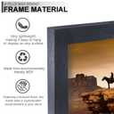 A PLUS MAX 15x21 Picture Frame Set of 3 Black Light Weight Wall Mount