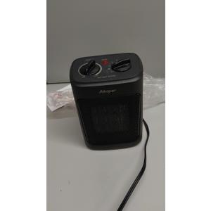 Space Heater, 1500W Electric Heaters Indoor Portable with Thermostat, PTC Fast Heating Ceramic Room Small Heater with Heating and Fan Modes for Bedroom, Office and Indoor Use (Black)