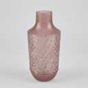 Bambeco Pink Glass Vase 6x13