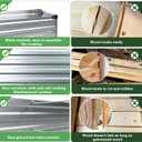1031FT(2PCS) Galvanized Raised Garden Bed Kit Metal Planter Boxes,Large Outdoor Planters Garden for Planting Vegetables,Flowers,Herbs -Silver