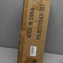 Double Curtain Rods, Wrap Around Curtain Rod for Windows, Internal Splicing 1'' Front and 5/8'' Back Adjustable Curtain Rod with Aluminum Finials and Brackets (Brass, 28-86")