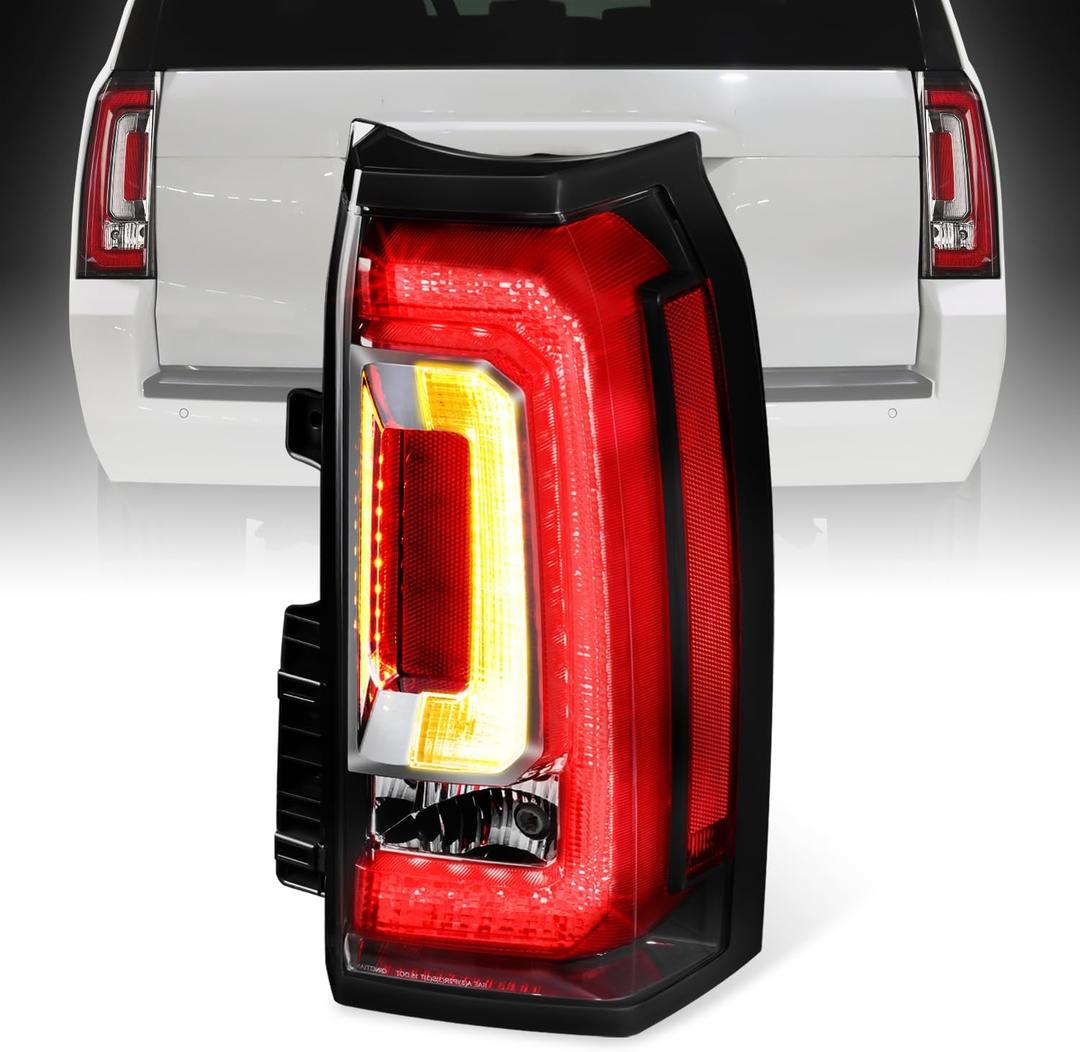 Auto Dynasty Tail Lights for 2015-2020 GMC Yukon XL, Passenger Right Side