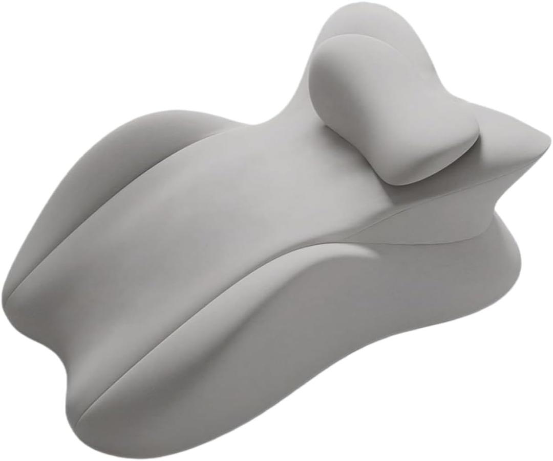 Ergonomic Body Pillow, Neck and Back All-Round Support, Suitable for a Variety of Sleeping Positions(Grey)