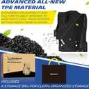 Michelin Floor Mats, All-Weather TPE Custom Fit Liner for 2024-2026 Toyota Tacoma Double Cab Auto Tran TRD/SR/SR5/Limited, Not Fit Hybrid or XtraCab, Elite