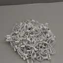 Novelty Lights 34 Feet 100 Bulb Incandescent Mini Light String, Clear with 4-Inch Spacing on White Wire, UL Listed Commercial Grade Indoor/Outdoor Mini Lights, Connectable End-to-End