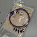 Pet Fashion Collar Adjustable Jewelry Puppy Cat Rhinestone Diamond Jewelry Necklace (Medium, Purple)