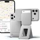 MOFT Trackable Tripod Wallet for Selfie,4-in-1 MagSafe Find My Phone Wallet | Hold 1-2 Cards | Adjustable Phone Stand | Multi-Angle | Capture Button | Stylish&Minimalist | MOVAS Leather |Commuting&Travel