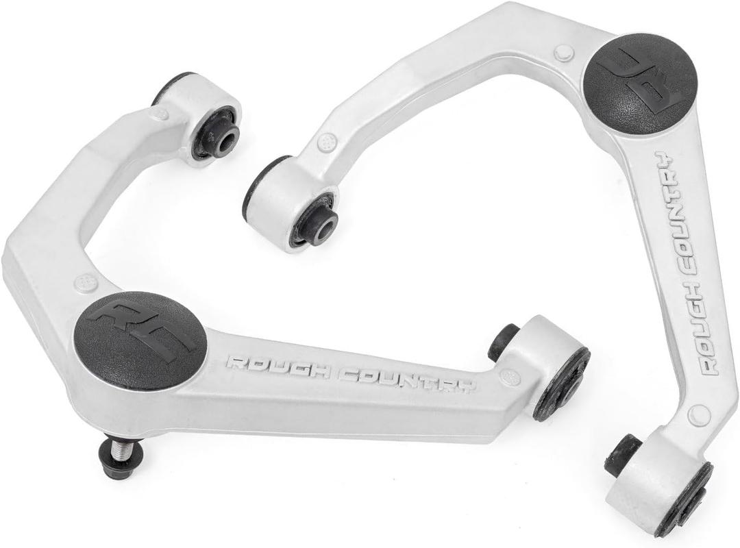 Rough Country Forged OE Upgrade Control Arms for 05-24 Nissan Frontier - 82009, Silver Finish