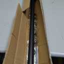 Heavy Duty Curtain Rods, 1 1/8 Inch Diameter Single Curtain Rod 36-72Inch(3-6ft) Extendable Length with End Caps Adjustable Modern Brackets-Matte Black