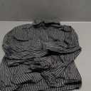 Striped Button Down Shirts for Women Dress Shirt Slim Fit Long Sleeve Casual Collared Work Blouse Y2K Fall Outfits (Large)