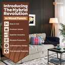 Avana Modern Acoustic Wood Wall Panels – 93.2x11.25 Inch Panels – Fits 94x12 Layout – Sturdy & Durable Wood Panels for Wall
