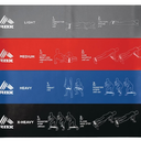 RBX LIVE LIFE ACTIVE LOOPED LATEX RESISTANCE BANDS 4 Pack