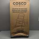 COSCO Solid Resin Folding Chair, 4Pack, White