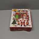 GoFujuco 10 Pack Christmas Crackers for Kids, No Snap Christmas Table Favors Includes Party Hat, Jokes & Gifts, Xmas Gifts Prizes for Holiday Party Decorations