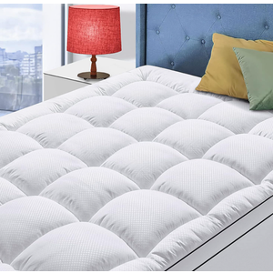 King Size Mattress Topper for Back Pain, Cooling Extra Thick Mattress Pad Cover with 8-21 inch Deep Pocket, Plush Pillow Top Mattress Topper Overfilled with Down Alternative, King Size, White
78 x 80 In