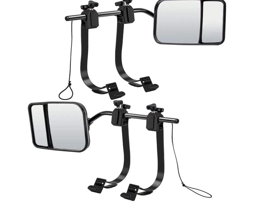 CICMOD Towing Mirrors Universal Clip-on Mirror Extenders for Towing Cars Trailer Truck Boat - Pack of 2