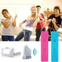 Wii Remote Controller, 2 Packs Upgrade Wireless Controller Compatible with Wii Wii U(blue and pink)