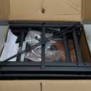 WLIVE Fabric Dresser, 5-Drawer Tall Dresser for Bedroom, Storage Organizer with Fabric Bins, Wood Top, Sturdy Steel Frame, Chest of Drawers for Closet, Hallway, Rustic Brown Wood Grain Print