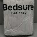 Bedsure GentleSoft Electric Blanket Full Size - Soft Ribbed Flannel Heated Blanket with 6 Heat Settings, Heating with 10 Time Settings, 8 hrs Timer Auto Shut Off (72x84 inches, Coconut White)