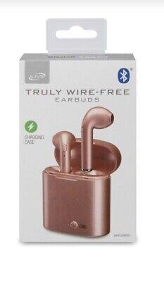 iLive IAEBT209 Truly Wireless Earbuds Bluetooth 5 With Charging Case Rose Gold