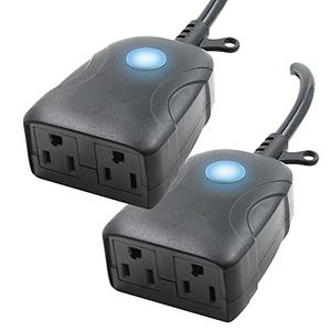 Prime Smart WiFi Outdoor Outlet - 2 Pack