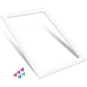 Upgraded WR14X27233 Refrigerator Door Gasket Compatible with GE Refrigerator Door Seal Replacement WR14X21148 4545801 AP6048405 Fresh Food Door Gasket For Hotpoint Fridge Door Gasket Seal Replacement