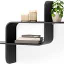 Umbra Montage Wall Shelf, Black