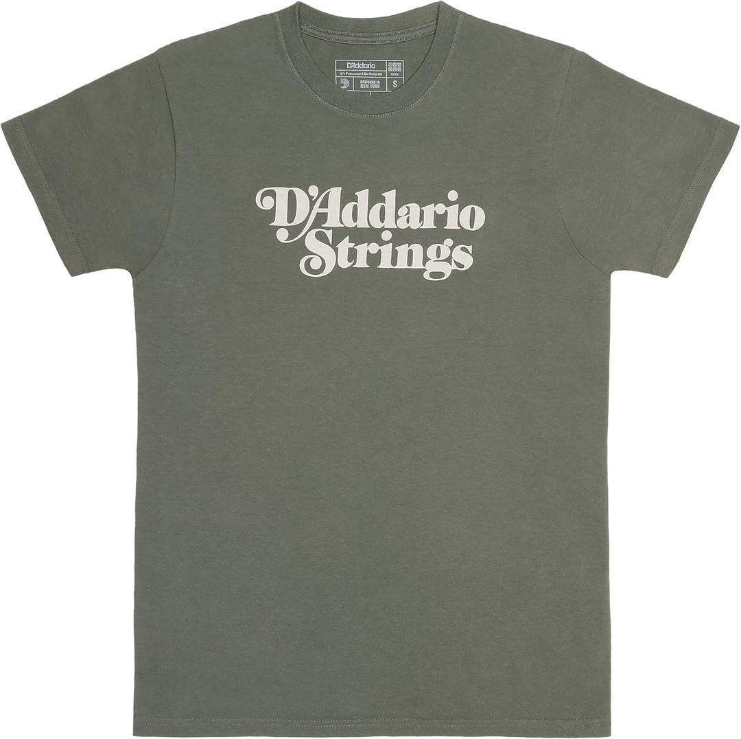 D'Addario 1978 Logo T-Shirt, Willow Green, 3XL