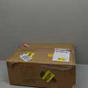 Wimarsbon Faux Mink Fur Storage Ottoman, Modern Soft Footstool, Storage Bench with Metal Legs, Vanity Seat, Fur Stool, Ottoman Coffee Table, Makeup Chair, Vanity Stools for Bedroom (Grey)