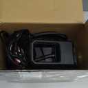 HAUSBELL 150 PSI Tire Inflator Portable Air Compressor for Car Tires, Air Pump for Car, 12V DC-Powered Tire Pump with Valve Adapter, Digital Pressure Gauge, Emergency LED Light for Bicycle, Black