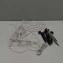 11.5ft Hanukkah Menorah Lights Outdoor Decor Hanukkah Waterfall Lights Blue Menorah LED Extension Cord USB Powered for Tree Yard Window Door Patio Wall Porch Chanukah Party Decorations